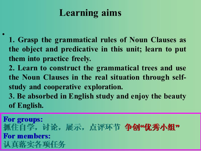 高中英语 Unit 3　The Million Pound Bank Note Period 4 Grammar2课件 新人教版必修3.ppt_第3页