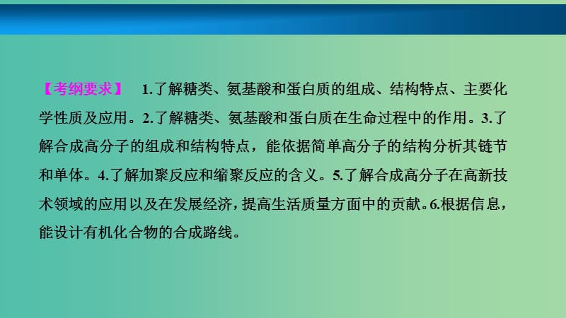 高考化学大一轮复习第十一章有机化学基础第42讲生命中的基础有机化学物质合成有机高分子考点探究课件.ppt_第2页