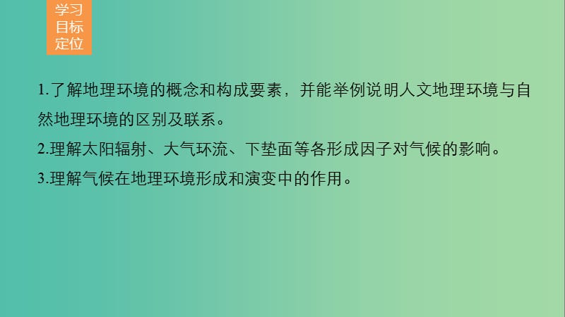 高中地理 第三章 地理环境的整体性和区域差异 第一节课件 中图版必修1.ppt_第2页