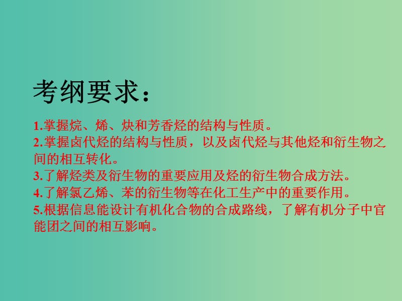 高考化学二轮复习第九章B有机化学基础9.2烃卤代烃课件.ppt_第2页