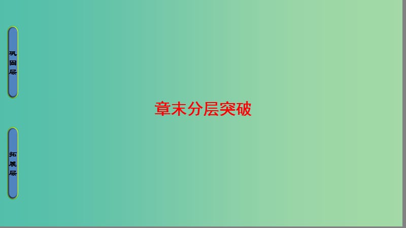 高中地理 第3章 自然资源的利用与保护章末分层突破课件 新人教版选修6.ppt_第1页