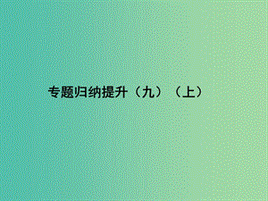 高中歷史 專題歸納提升（九）（上）課件 人民版選修1.ppt