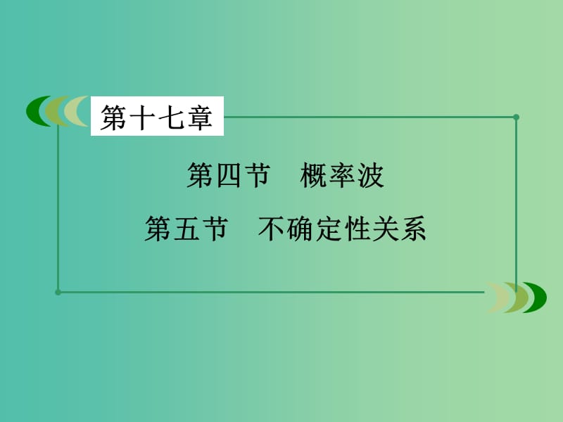 高中物理 第17章 第4、5节 概率波 不确定性关系课件 新人教版选修3-5.ppt_第3页