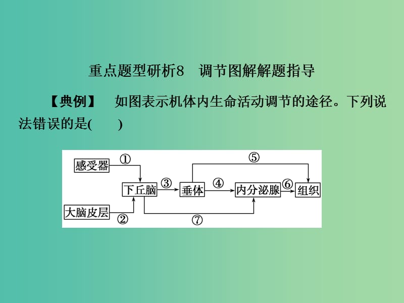 高考生物一轮复习 考能专项突破8 调节图解课件.ppt_第2页