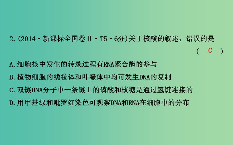 高考生物二轮复习 专题7 遗传的分子基础课件.ppt_第3页