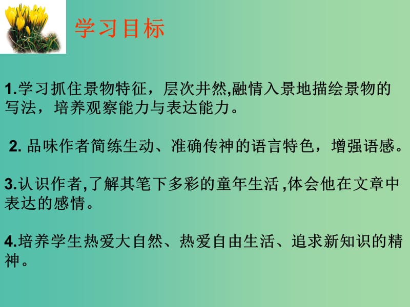 七年级语文上册 第一单元 2《从百草园到三味书屋》课件 语文版.ppt_第2页