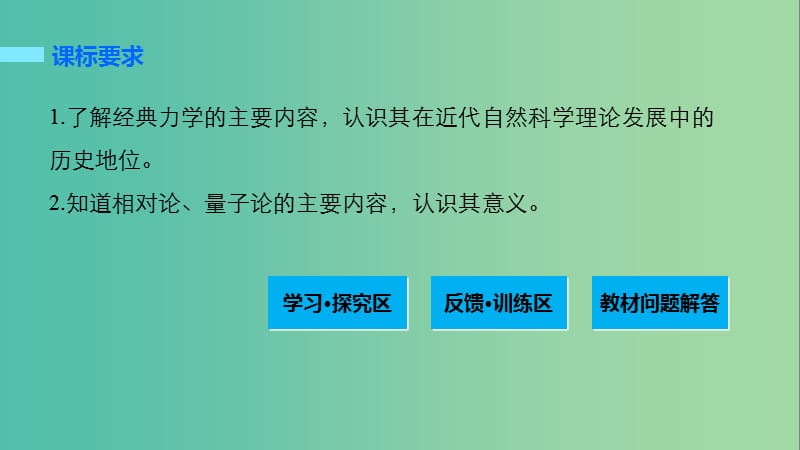 高中历史 专题七 近代以来科学技术的辉煌 1 近代物理学的奠基人和革命者课件 人民版必修3.ppt_第2页