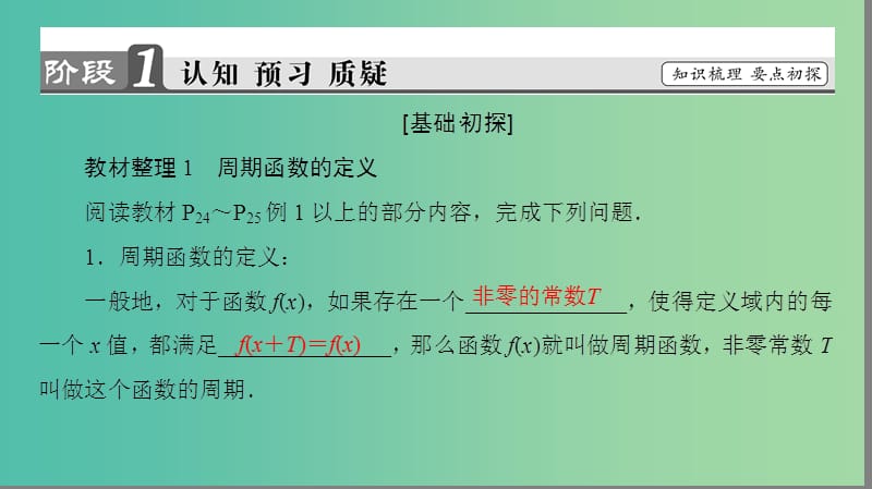 高中数学 第一章 三角函数 1.3.1 三角函数的周期性课件 苏教版必修4.ppt_第3页