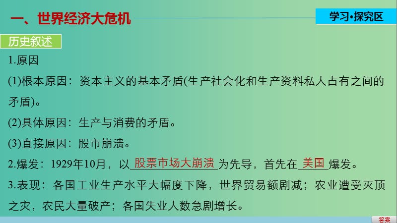 高中历史 专题六 罗斯福新政与当代资本主义 1“自由放任”的美国课件 人民版必修2.ppt_第3页