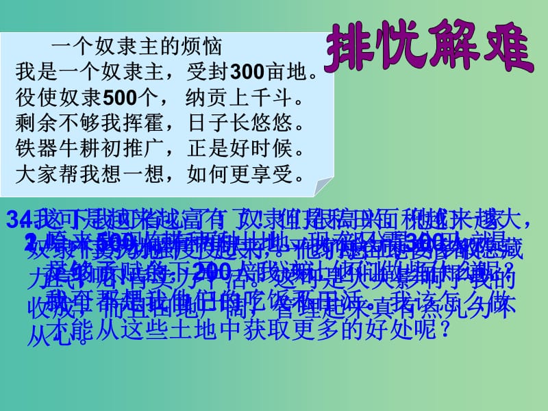 七年级历史上册 第二单元 第8课《铁器牛耕引发的社会变革》课件 北师大版.ppt_第3页