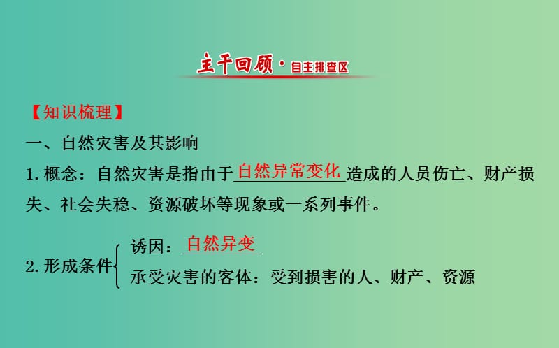 高考地理一轮专题复习 5.1自然灾害与人类活动课件.ppt_第2页