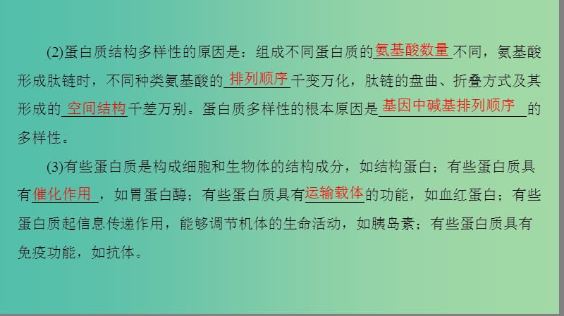 高考生物二轮复习 第2部分 专项体能突破 专项3 回扣1 细胞的分子组成课件.ppt_第3页