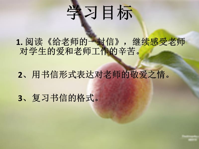 六年级下综合性学习《给老师的一封信》课件.ppt_第2页