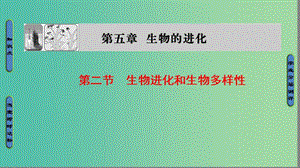 高中生物 第5章 生物的進化 第2節(jié) 生物進化和生物多樣性課件 蘇教版必修2.ppt