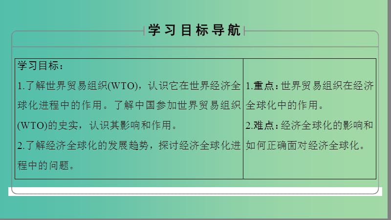 高中历史第8单元世界经济的全球化趋势第24课世界经济的全球化趋势课件新人教版.ppt_第2页