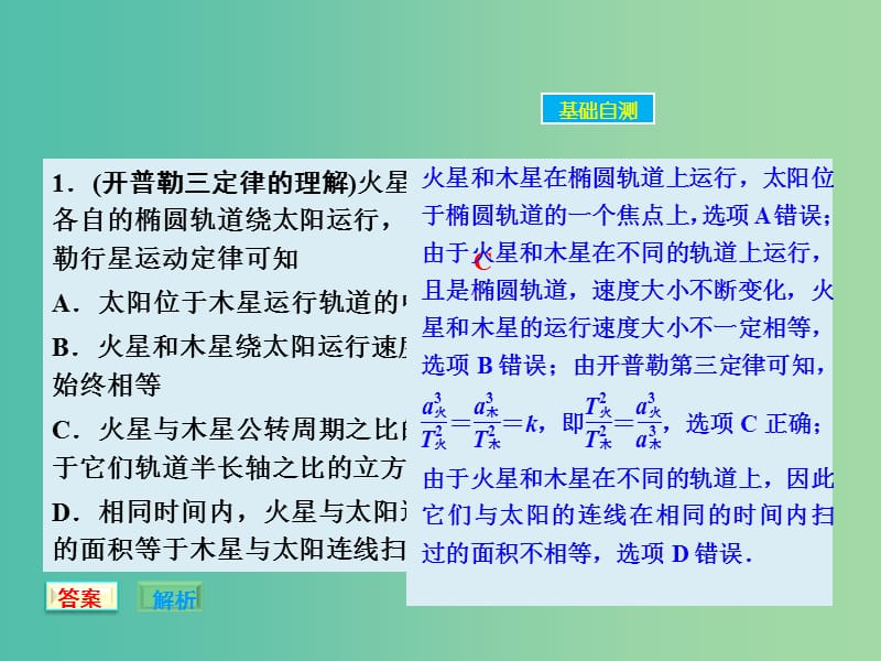 高考物理大一轮复习 4.4万有引力与航天课件 新人教版.ppt_第2页