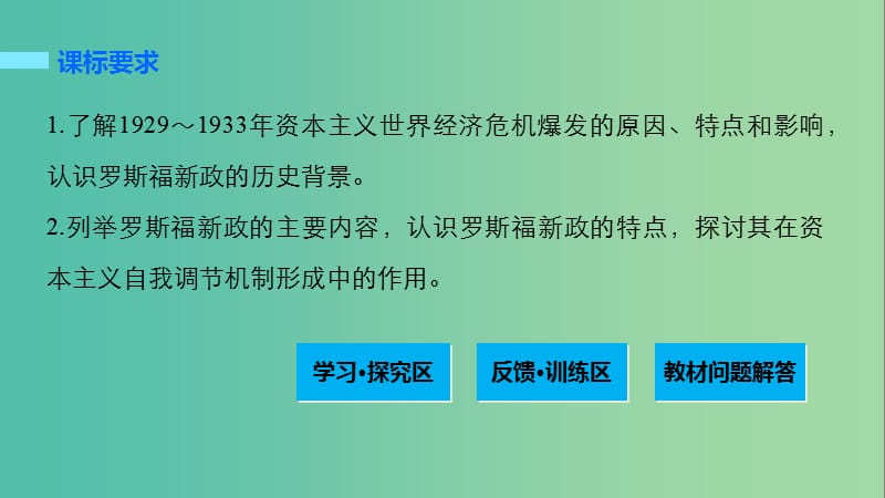 高中历史 第三单元 各国经济体制的创新和调整 17 大萧条与罗斯福新政课件 岳麓版必修2.ppt_第2页