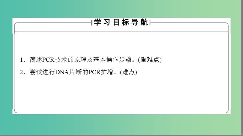 高中生物 第4章 生物化学与分子生物学技术实践 第2节 分子生物学技术课件 苏教版选修1.ppt_第2页