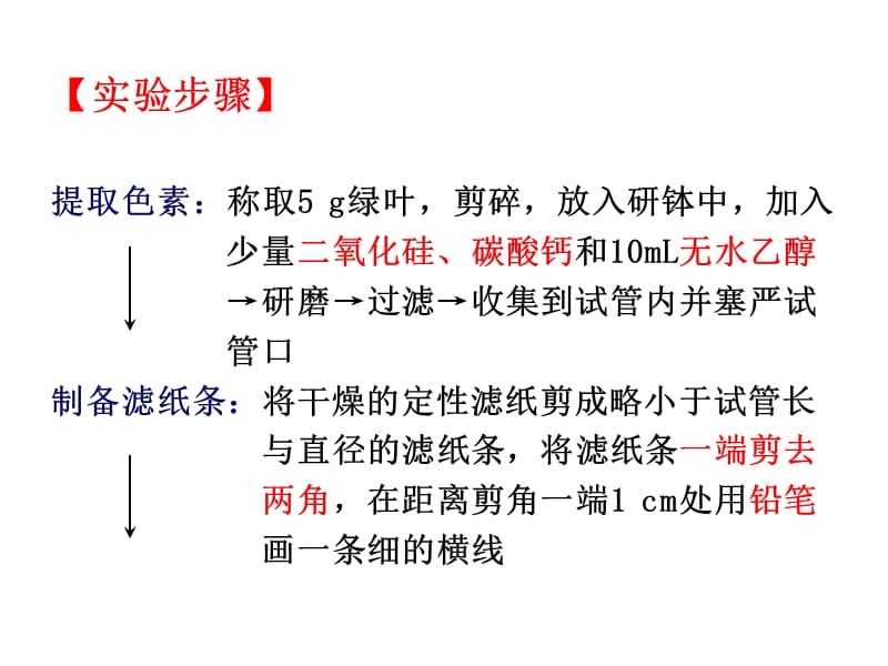 实验,绿叶中色素的提取和分离.ppt_第3页