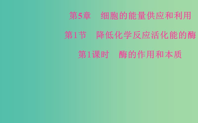 高中生物 5.1.1降低化学反应活化能的酶课件 新人教版必修1.ppt_第2页