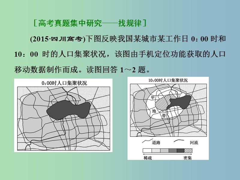 高三地理二轮复习 专题考点篇 模块二 人地关系系统 专题四 城市问题课件.ppt_第3页