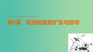 高中歷史 第二單元 工業(yè)文明的崛起和對中國的沖擊 第8課 歐洲的殖民擴張與掠奪課件 岳麓版必修2.ppt