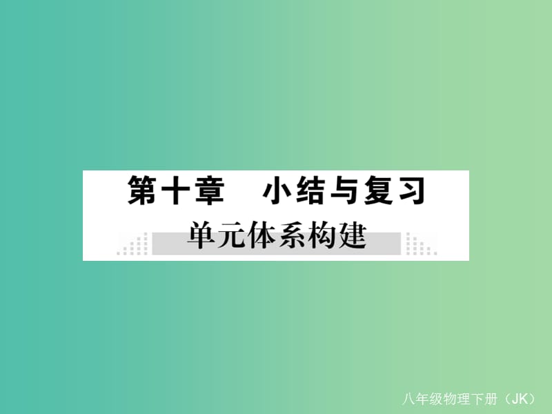 八年级物理下册 10 液体的力现象小结与复习课件 （新版）教科版.ppt_第1页