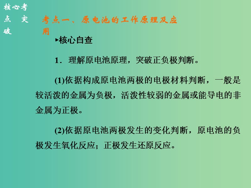 高考化学二轮复习 专题十一 电化学基础课件.ppt_第2页