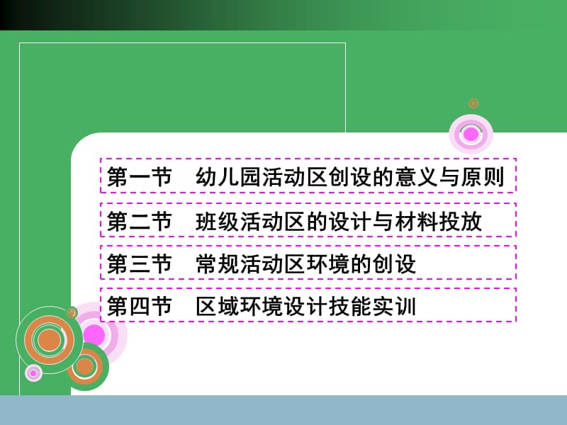 幼儿园活动区创设的意义与原则.ppt_第2页