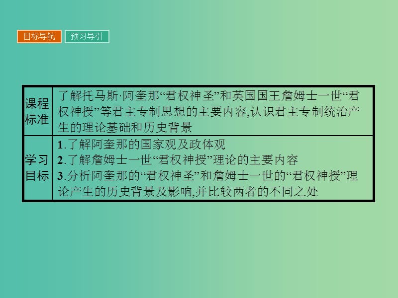 高中历史 第一单元 专制理论与民主思想的冲突 1.1 西方专制主义理论课件 新人教版选修2.ppt_第3页