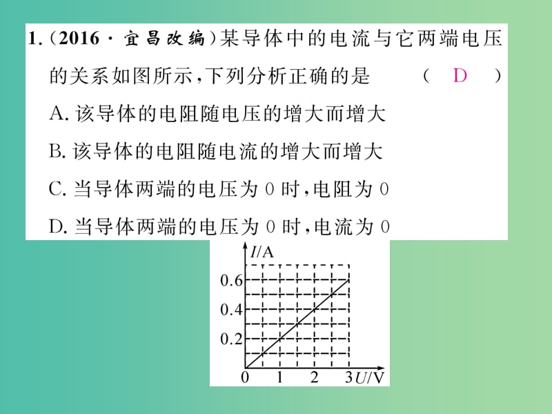 九年级物理全册 专题复习（二）欧姆定律课件 （新版）新人教版.ppt_第2页