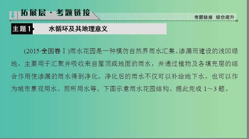 高中地理第3章地球上的水章末分层突破课件新人教版.ppt_第3页