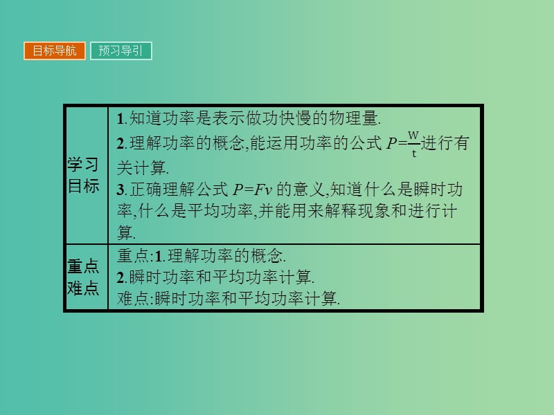 高中物理 4.7 功率课件 粤教版必修2.ppt_第2页