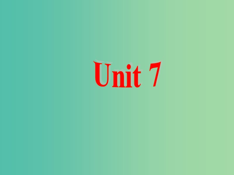 七年级英语下册 Unit 7 It’s raining课件4 （新版）人教新目标版.ppt_第1页