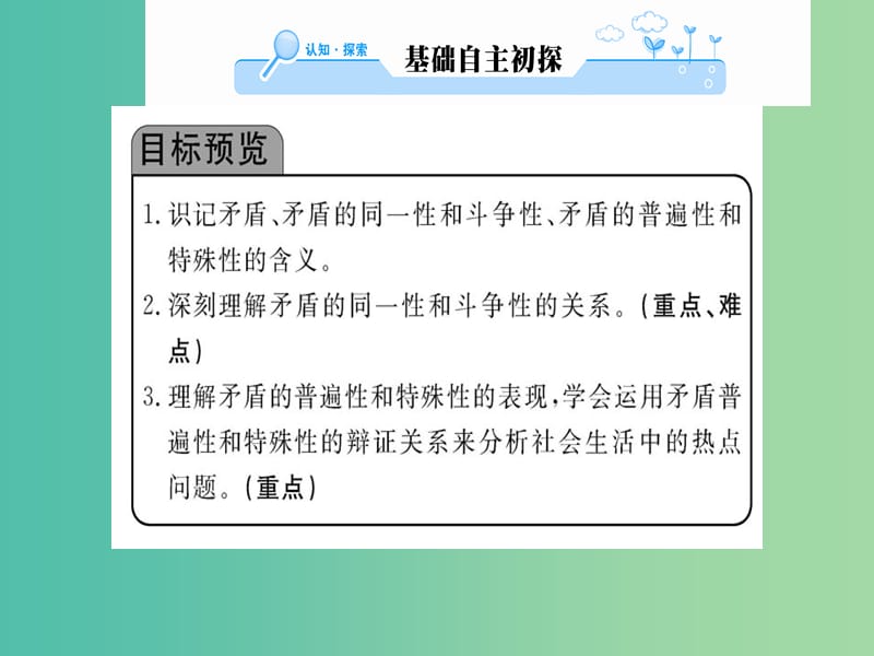 高中政治 9.1《矛盾是事物发展的源泉和动力》课件 新人教版必修4.ppt_第2页