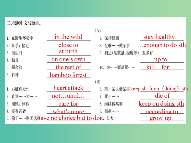 中考英语 课本梳理 八下 Unit 5-6复习课件.ppt_第3页