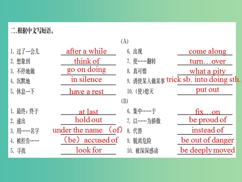 中考英语 课本梳理 九上 Unit 7-8复习课件.ppt_第3页