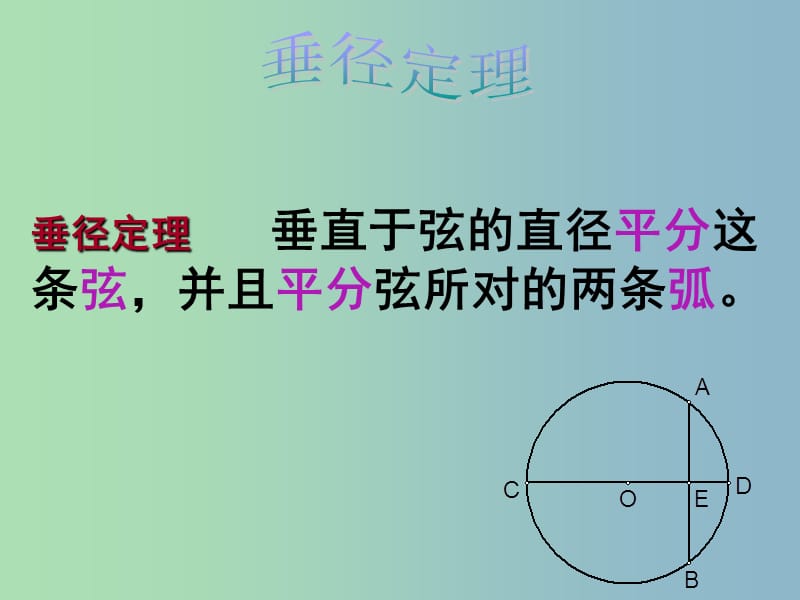 九年级数学上册 第24章 第3课时 垂直于弦的直径复习课件 新人教版.ppt_第3页