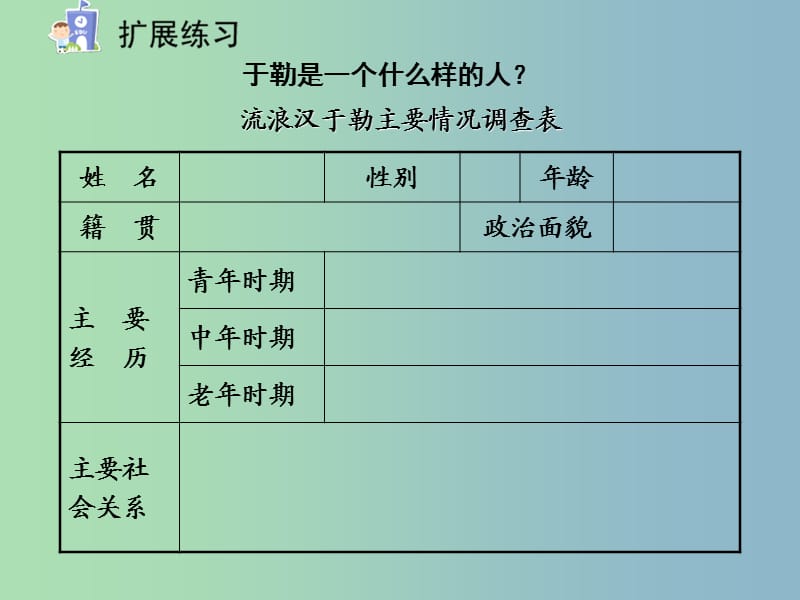 九年级语文上册 第11课 我的叔叔于勒课件2 新人教版.ppt_第3页