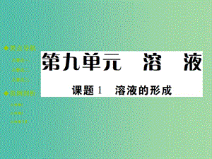 九年級化學(xué)下冊 第九單元 溶液 課題1 溶液的形成課件 新人教版.ppt