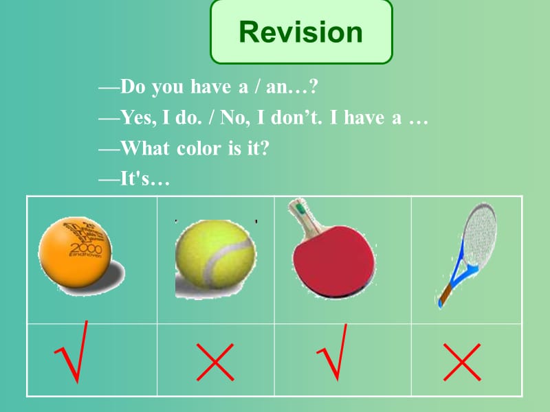 七年级英语上册 Unit 5 Do you have a soccer ball Section B（1a-1d）课件 （新版）人教新目标版.ppt_第2页