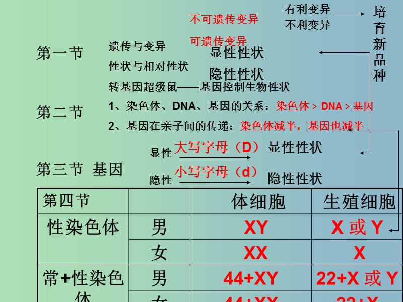 八年级生物下册 第七单元 第二章 生物的遗传和变异课件 新人教版.ppt_第2页