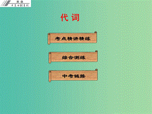 中考英語沖刺復習 語法 代詞課件.ppt