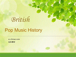 英國流行音樂介紹(英語).ppt