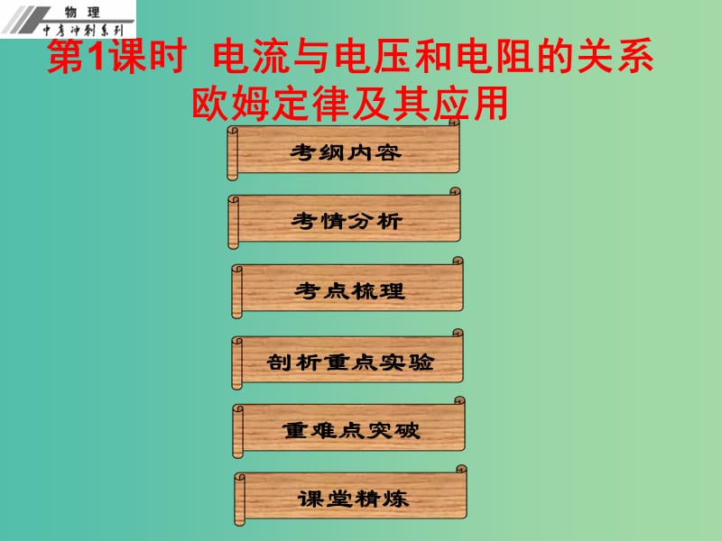 中考物理冲刺复习 第十七章 欧姆定律课件 新人教版.ppt_第2页