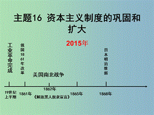 中考?xì)v史 主題16 資本主義制鞏固與擴(kuò)大復(fù)習(xí)課件.ppt