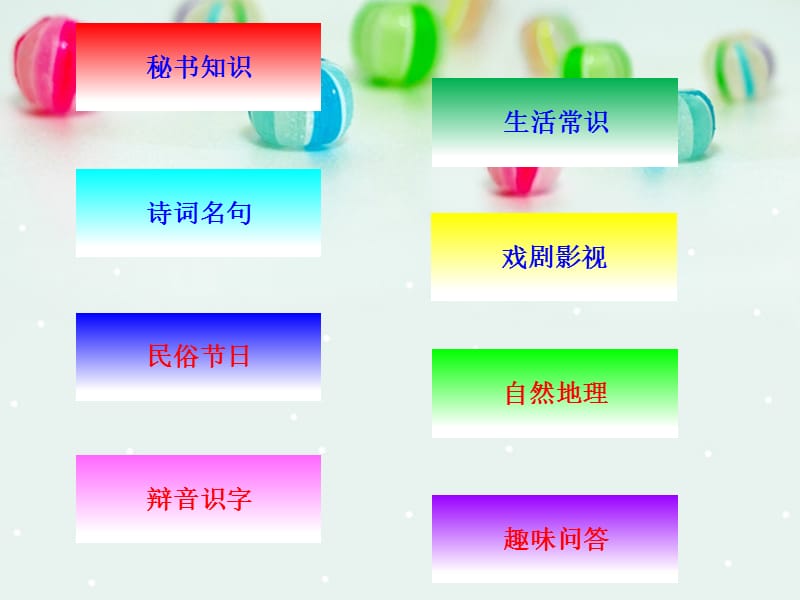 百科知识竞赛试题.ppt_第1页