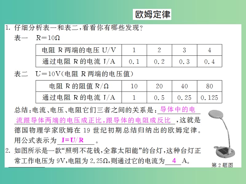 九年级物理全册 第17章 第2节 欧姆定律课件 （新版）新人教版.ppt_第3页