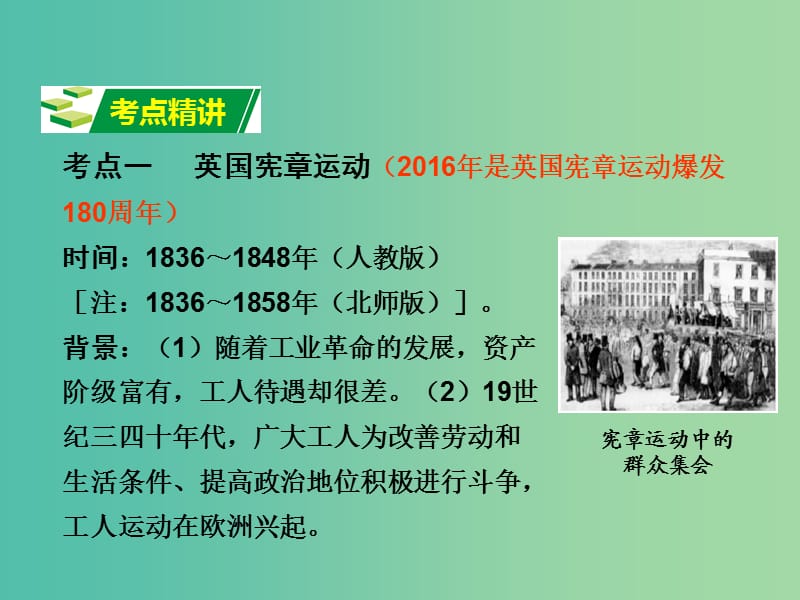 中考历史 第一部分 教材知识梳理 模块四 世界古 近代史 第六单元 国际工人运动与马克思主义的诞生课件.ppt_第3页