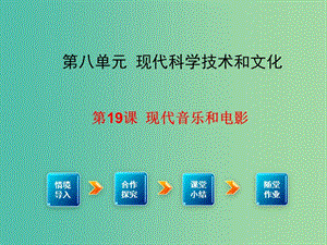 九年級(jí)歷史下冊(cè) 第19課 現(xiàn)代音樂和電影 課件1 新人教版.ppt